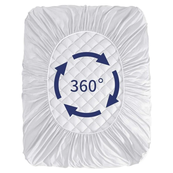 KAPITONELI SIVI GECIRMEZ YATAK ALEZI 200*200 - 2