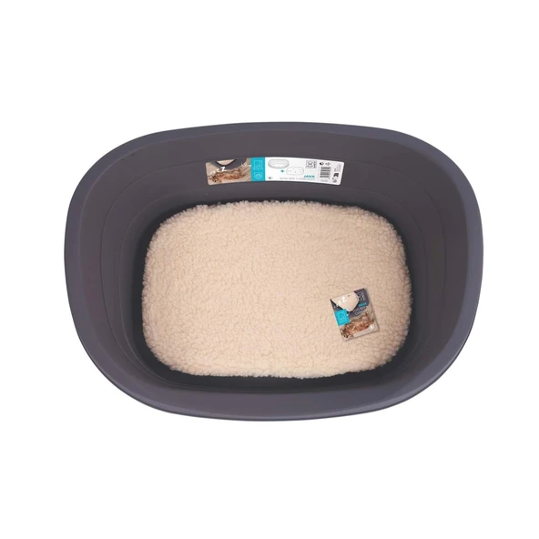 M-Pets Java Plastik Köpek Yatağı+minder (M) ürün görseli