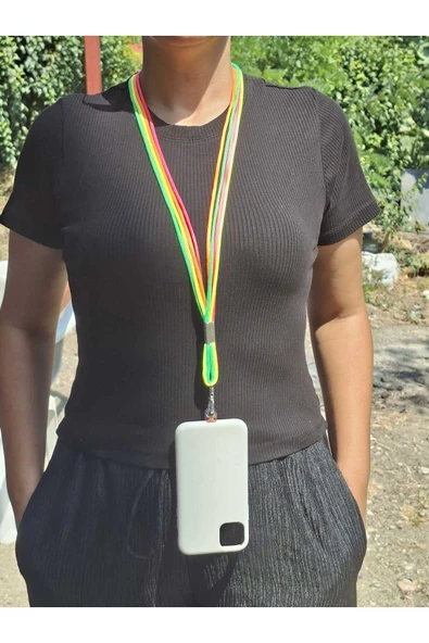 TÜM KILIFLARLA UYUMLU RENKLİ BOYUN ASKISI ürün görseli