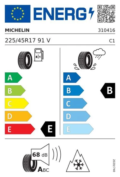 Michelin Alpin 5 ZP mı 225/45r17 91v Oto Kış 2025 - Resim 5