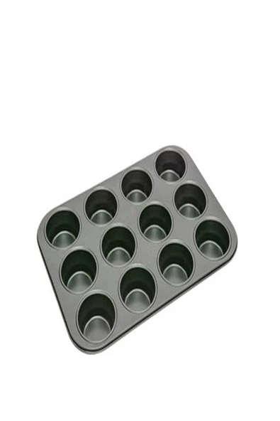 5 ADET 12’li Muffin Kek Kalıbı – Dayanıklı, Çok Amaçlı Fırın Kalıbı - Resim 3