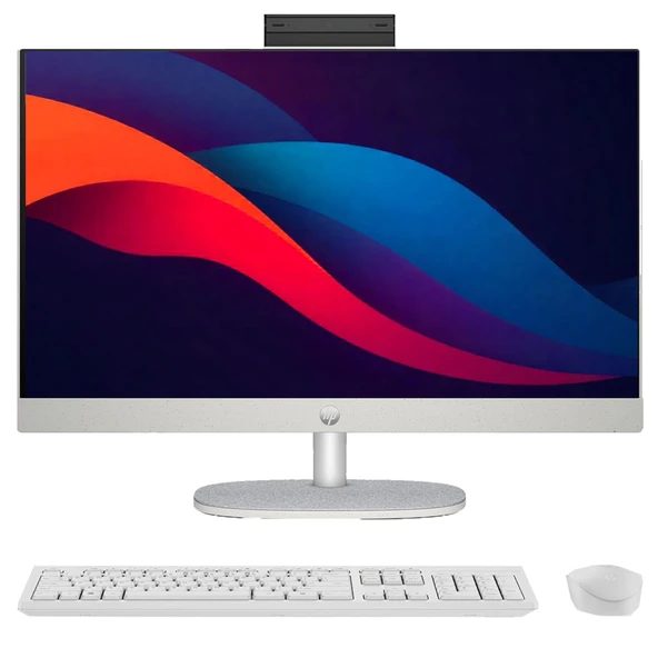 HP 24-CR0011NT B05RSEA012 Ultra5 125U 64GB 1TBSSD 23.8" FHD W11P All In One Bilgisayar ürün görseli 1