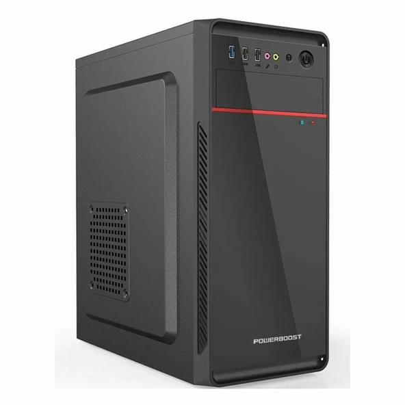 PowerBoost VK-1625 350W USB 3.2 ATX Mid Tower Siyah Kasa ürün görseli 1