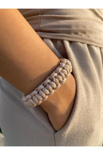 Paracord Bileklik Ekru cobra modeli ürün görseli