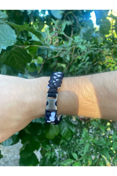 Paracord Bileklik Beşiktaş Shark modeli - Resim 3