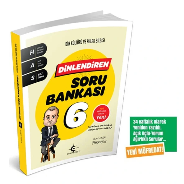 Arı Yayınları 6. Sınıf Dinlendiren Soru Bankası (Eker Test) (MAARİF MODELİ) ürün görseli