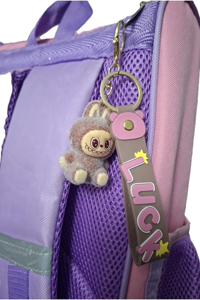 KAHVE LABUBU ANAHTARLIK - Resim 2