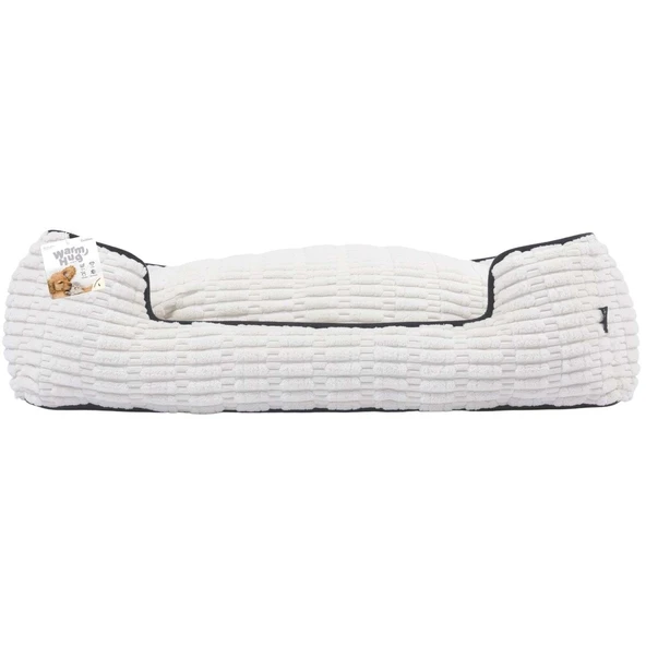 M-Pets Warm Hug Yatak (S) White - Resim 3