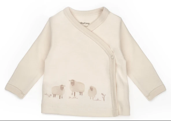 Bebek 5'li Set %100 Organic Pamuk Yenidoğan Serisi - CSY8189 - Resim 4