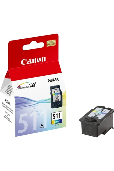Lazer Ofis Malzemeleri Canon CL-511 Renkli Orjinal Kartuş 0,245K ürün görseli 1