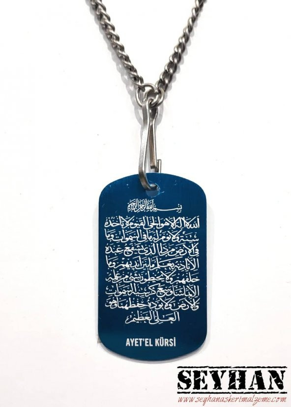AYETEL KÜRSİ Renkli Künye - 2