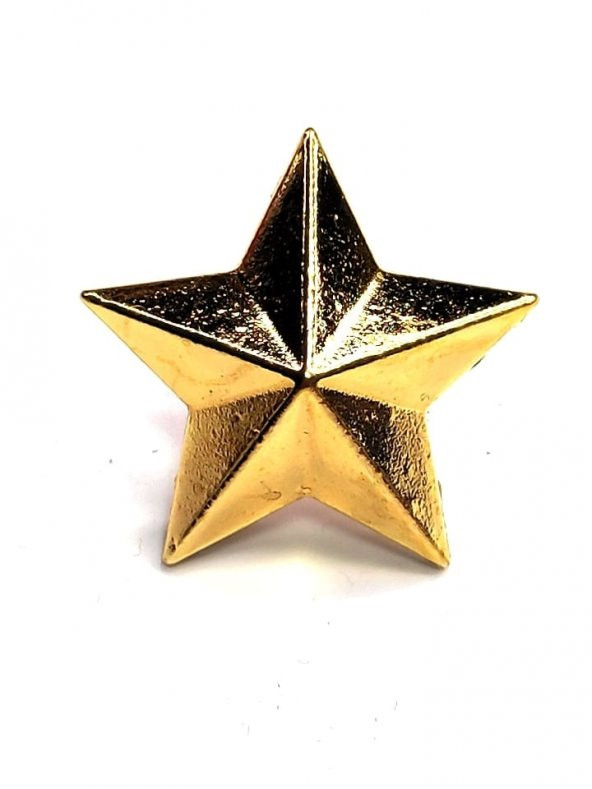 Üsteğmen Harici Üniforma Metal Rütbe ( 4lü Yıldız Takım)
