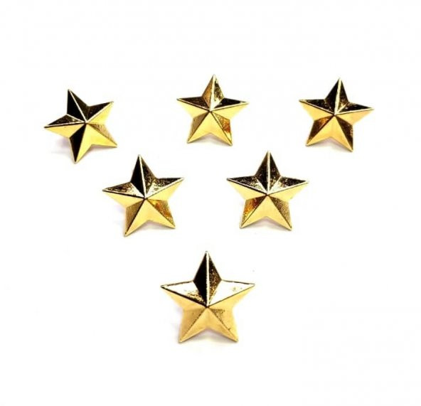Üsteğmen Harici Üniforma Metal Rütbe ( 4lü Yıldız Takım) - 2