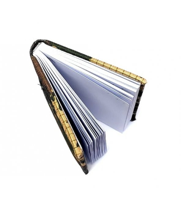 Askeri Kamuflaj Defter Küçük Boy 8,5x16,5 cm/80 Sayfa Kalemlikli - 2