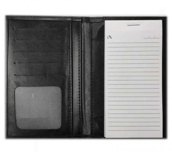 Jandarma Kalemlikli Not Defteri Cüzdan (Metal Rozet) - Resim 2