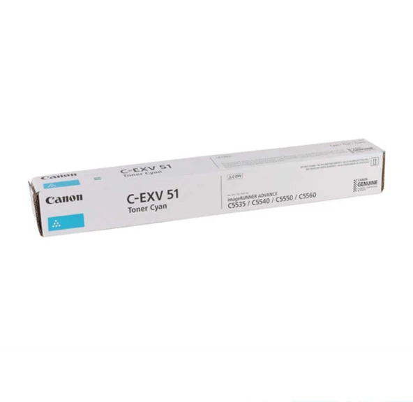 CANON C-EXV-51 MAVİ IRC5535/5735 MUADİL TONER 60K - Resim 4