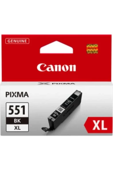 Lazer Ofis Malzemeleri Canon CLI551XL Siyah Orjinal Kartuş 0,67K ürün görseli