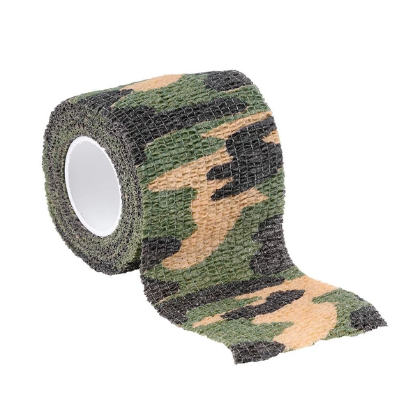 Kamuflaj Bant 5 cm x 4,5 Metre Su Geçirmez Elastik Bandaj - 4