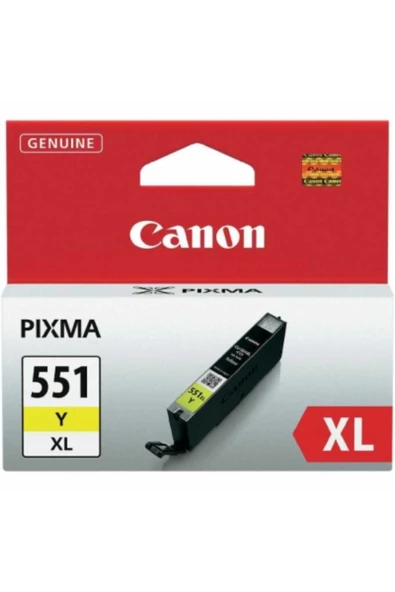 Lazer Ofis Malzemeleri Canon CLI551XL Sarı Muadil Kartuş 0,67K ürün görseli 1