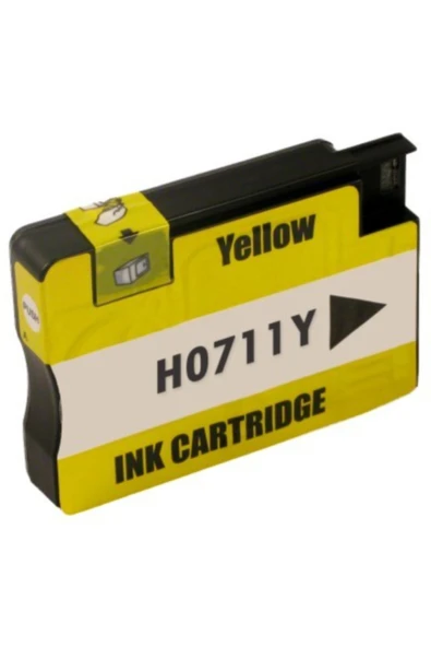Lazer Ofis Malzemeleri Hp 711XL Sarı Muadil Kartuş 30 Ml. ürün görseli 1