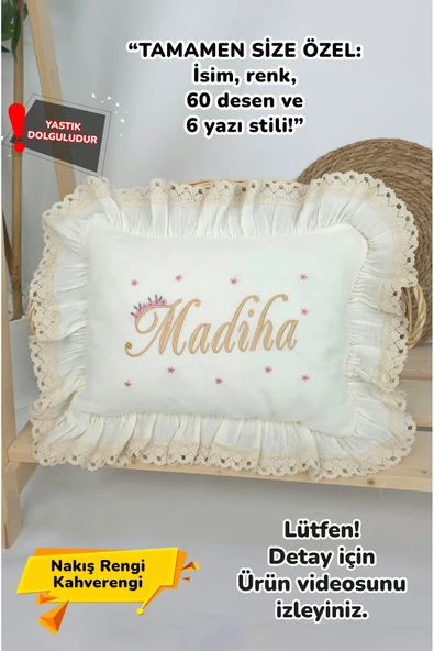 gros shop Müslin Yeni Doğan 4Katlı Organik %100Pamuk Kişiye Özgü Nakışlı Hastane Çıkış Seti (Papatya Model-10) ürün görseli