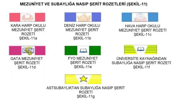 Harp Okulu Mezuniyet Şerit Rozeti (Kara Kuvvetleri) - 2