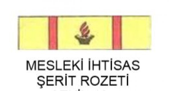 Mesleki İhtisas Şerit Rozeti ürün görseli