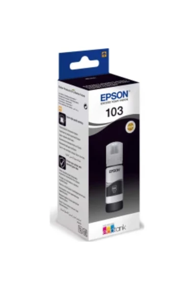 Lazer Ofis Malzemeleri Epson 103 Siyah Orjinal Mürekkep 65 ml - Resim 3