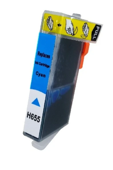 Lazer Ofis Malzemeleri Hp 655XL Mavi Muadil Kartuş 0,6k ürün görseli