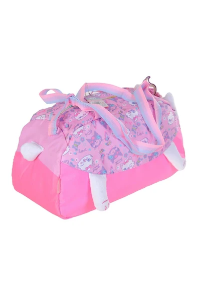 Vest Pembe Kedi Çocuk Spor Çantası - 3