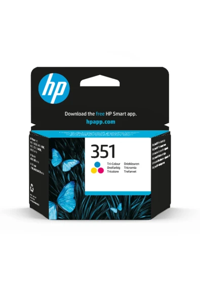 Lazer Ofis Malzemeleri Hp 351 Renkli Orjinal Kartuş 0,17K - 1