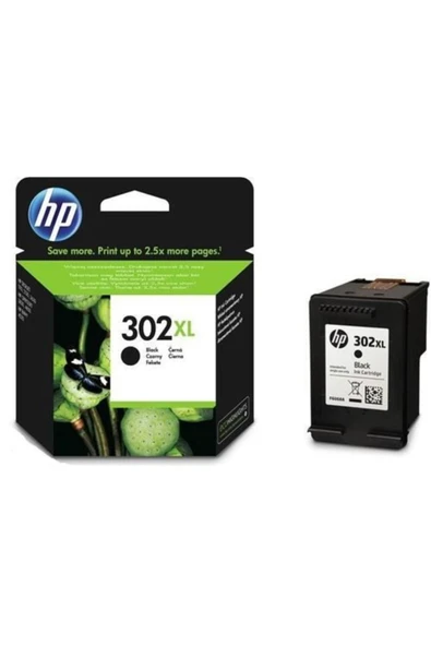 Lazer Ofis Malzemeleri Hp 302XL Siyah Orjinal Kartuş 0,48K ürün görseli 1