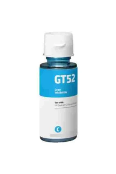 Lazer Ofis Malzemeleri Hp GT52 Mavi Orjinal Mürekkep 70 Ml. - Resim 2