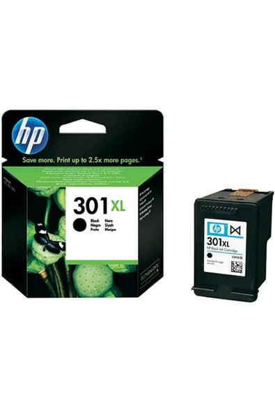 Lazer Ofis Malzemeleri Hp 301XL Orjinal Siyah Kartuş 0,48K ürün görseli