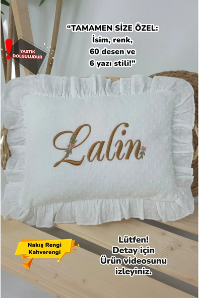 gros shop Müslin Yeni Doğan 4Katlı Organik %100Pamuk Kişiye Özgü Nakışlı Hastane Çıkış Seti-Papatya Model1 ürün görseli