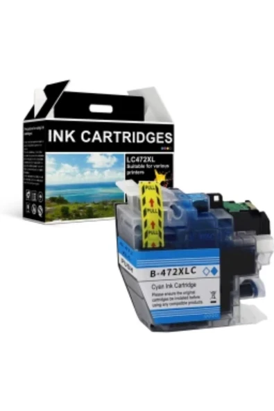 Lazer Ofis Malzemeleri Brother LC472XL Mavi Muadil Kartuş 1,5k ürün görseli 1