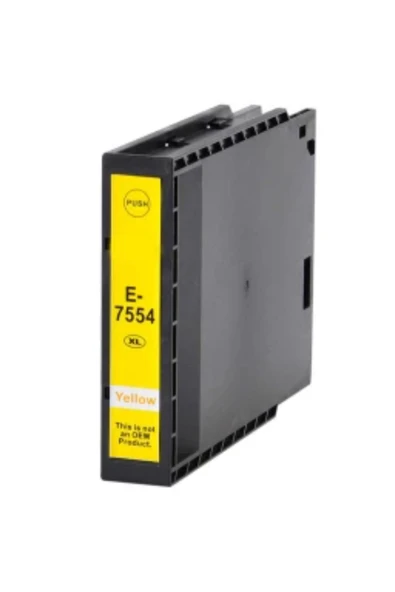 Lazer Ofis Malzemeleri Epson T7554XL Sarı Muadil Kartuş 4K ürün görseli