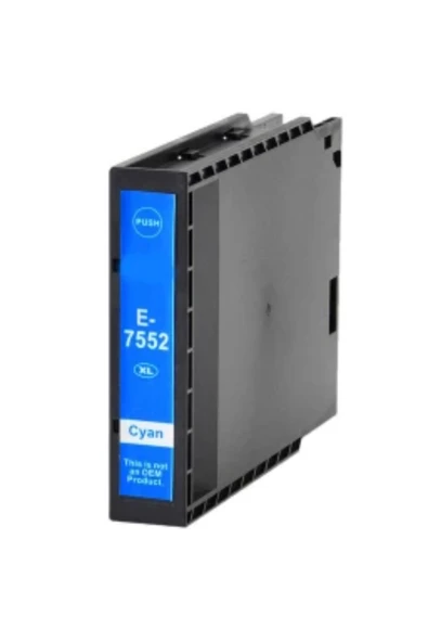 Lazer Ofis Malzemeleri Epson T7552XL Mavi Muadil Kartuş 4K ürün görseli