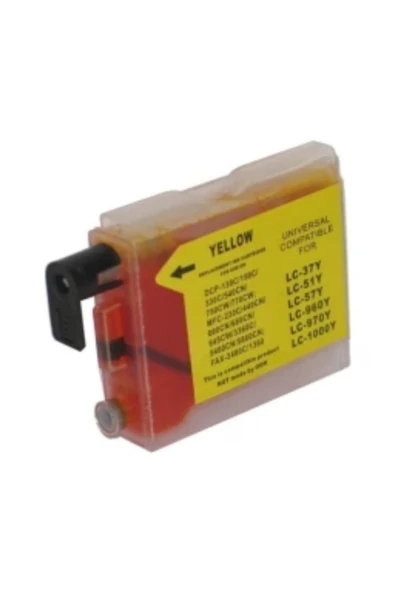 Lazer Ofis Malzemeleri Brother LC37 Sarı Muadil Kartuş 0,35K ürün görseli