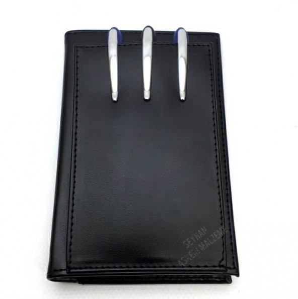 Kalemlikli Not Defteri Cüzdan & Notluk (Armasız)