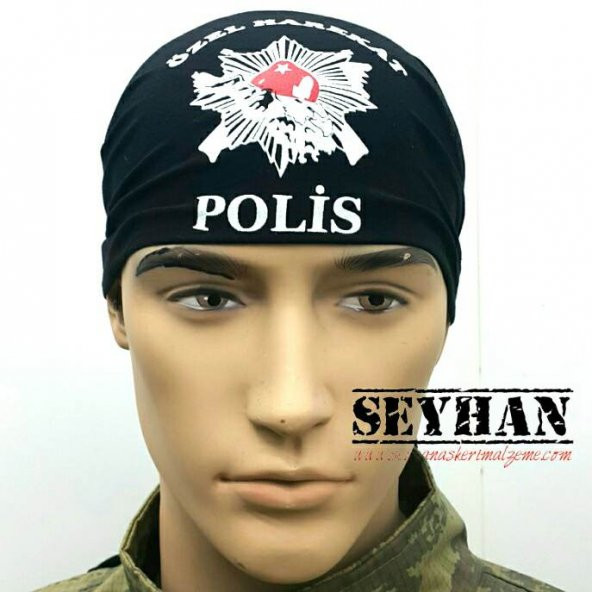 Polis Özel Harekat Bandana (Siyah) - 1