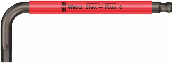 Wera 950 SPKS Hex-Plus Renkli Kısa Alyan 6mm 05022675001