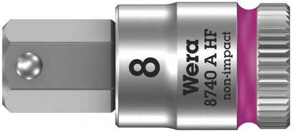 Wera 8740 A HF Hex-Plus 1/4" Lokma 8x28mm 05003339001