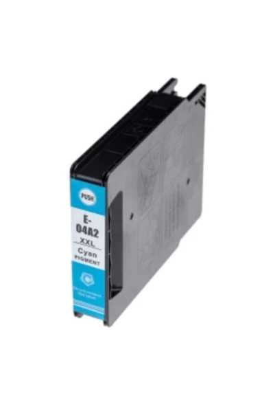 Lazer Ofis Malzemeleri Epson T04B2 Mavi Muadil Kartuş 4,6k ürün görseli