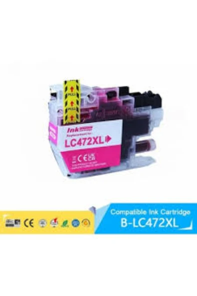 Lazer Ofis Malzemeleri Brother LC472XL Kırmızı Muadil Kartuş 1,5k - 3