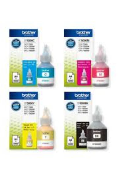 Lazer Ofis Malzemeleri Brother BT5000 Mavi Orjiinal Mürekkep 50 Ml. - Resim 2