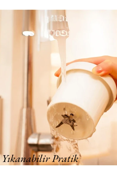 Buz Kırabilen Şarjlı Kişisel Blender Kolay Taşınabilir - 4