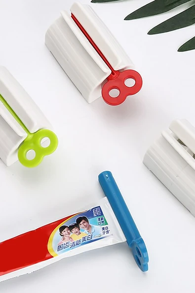 Diş Macun Sıkacağı Çevirmeli Diş Macunu Krem Boya Tüp Sıkma 1 Adet - 5