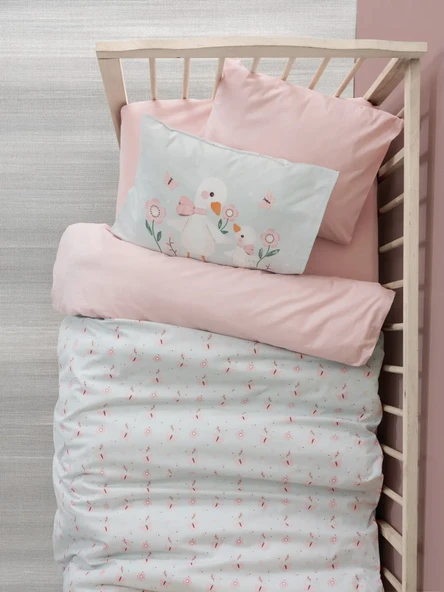 Cotton Box Bebek Nevresim Takımı Mamiduck Pembe