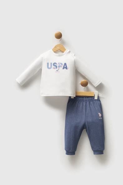 U.S. Polo Assn 3'lü Takım USB2778 Mavi - Resim 3